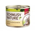 Schmusy Nature Macska Konzerv Csirke+Lazac 190G
