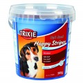 Trixie Soft Snack Happy Stripes Vödrös 500gr Jutalomfalat Kutyának - TRX31499