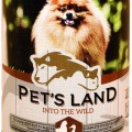 Pet&#039;s Land Pet s Land Dog Konzerv Baromfi 415g