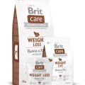 Brit Care Hypoallergen Weight Loss Rabbit &amp; Rice 3kg kutyatáp hízásra hajlamos kutyáknak