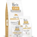 Brit Care Grain Free Senior Light Salmon &amp; Potato 3kg kutyatáp érzékeny kutyáknak