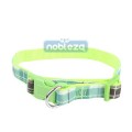 UV sárga kockás mintás nyakörv, 2.5cm x 40-60cm