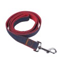 Farmer anyagból készült piros belsejű póráz, Sz2.0cm x H120 cm