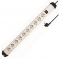 GAO 10-es asztali elosztó kapcsolóval 3x1,0mm² 2m kábel 250V 16A IP20 12460