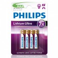 Philips Lithium Ultra FR03LB4A/10 AAA mikro elem LR03 4db/csomag