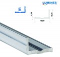 LED Alumínium Profil Széles L alakú [E] Natúr 1 méter
