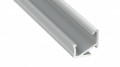 LED Alumínium Profil Asszimetrikus Sarokba rögzíthető [H] Natúr 1 méter