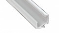 LED Alumínium Profil Asszimetrikus Sarokba rögzíthető [H] Fehér 1 méter
