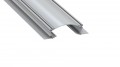 LED Alumínium Profil VEDA Ezüst 1 méter