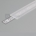 Topmet &quot;B&quot; fedél LED profilhoz, matt átlátszó , 2méter/szál