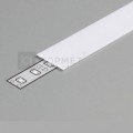 Topmet &quot;B&quot; fedél LED profilhoz, opál, 2méter/szál