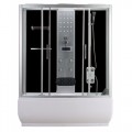 Sano Hidromasszázs zuhanykabin rádióval, világítással, fürdőkáddal CSK150