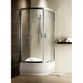 Radaway 1 Radaway Dolphi Premium Plus A1700 80x80 negyedköríves zuhanykabin