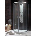 Radaway Dolphi Premium Plus P 100x90 félköríves zuhanykabin