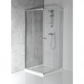 Aqualine AGGA szögletes zuhanykabin, 800x800 mm, átlátszó üveg HLF808