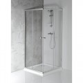 Aqualine AGGA szögletes zuhanykabin, 900x900 mm, átlátszó üveg HLF909