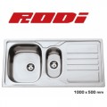 Rodi OKIO LINE 100 FLAT 1,5B 1D 1000X500 Rozsdamentes Mosogatótálca
