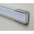 Sapho Eloxált aluminium fali profil LED szalaghoz 15,2x6 mm 2 méter, fali, KL1888-2