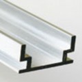 Sapho Eloxált aluminium süllyeszthető profil LED szalaghoz fürdőszobába IP67, 19,2x8,5 mm 2 méter, süllyeszthető, KL1889-2