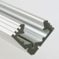 Sapho Eloxált aluminium sarok profil LED szalaghoz 19x19 mm 2 méter, sarokba építhető, KL4023-2