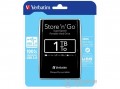 Verbatim Store n Go 2,5" 1TB USB3 külső merevlemez, fekete (53018/53023)