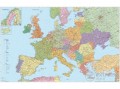 STIEFEL Steifel Európa országai fémléces térkép, 100x140cm