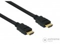 EQUIP HDMI apa - HDMI apa aranyozott kábel (2.0 HDMI, 3D-s), 1m