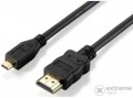 ROLINE HDMI-Micro HDMI Ethernet kábel, 2m