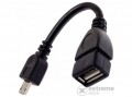 ROLINE USB 2.0 OTG kábel 0,15m