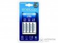 ENELOOP Timer KKJ51MCC40E töltő + 4db 1900mAh AA előtöltött akkumulátor