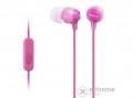 Sony MDREX15AP fülhallgató Android/iPhone okostelefonokhoz, rózsaszín