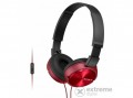Sony MDRZX310APR.CE7 fejhallgató headset Android/iPhone okostelefonokhoz, piros