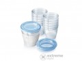 AVENT Philips SCF618/10 megújult VIA Anyatejtároló rendszer 10 x 180ml adapterrel