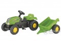 Rolly Toys Rolly Kid-X pedálos traktor utánfutóval, zöld