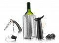VACUVIN Vacu Vin Essentials boros szett, fekete