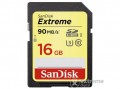 SanDisk Extreme 16GB SDHC memóriakártya, Class 10, UHS-I (139747)