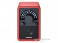 SANGEAN WR-15 BT fa dobozos asztali Bluetooth rádió, piros bőr