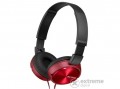 Sony MDRZX310R.AE elforgatható kialakítású zárt fejhallgató, piros