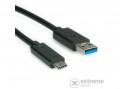 ROLINE USB 3.1 A-C, M/M 0.5m kábel, fekete