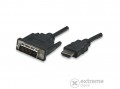 Manhattan 372510 HDMI kábel HDMI Apa/ DVI-D, 3m, fekete