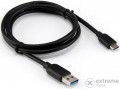 SBOX CP01-20-001 USB-USB 3.0 M/M kábel, 1m, fekete