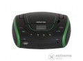 SENCOR SPT 1600 BGN hordozható CD-s rádió USB,MP3 lejátszással, zöld-fekete