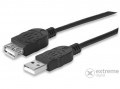 Manhattan USB2.0 hosszabbító kábel, 3m