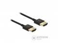 Delock Slim Premium HDMI apa/apa összekötő kábel, 1m