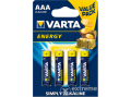 Varta Energy LR03 AAA mikró alkáli elem, 4db