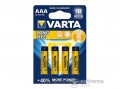 Varta Longlife LR03 AAA mikró alkáli elem, 4db