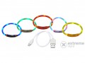 GLOBAL CF930-G univerzális láthatósági LED karika, 30 cm-es, zöld