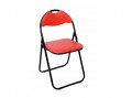 UNICSPOT Cordoba fémvázas szék, piros, Méret: 86x38x40 cm