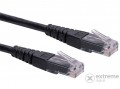 Wiretek UTP CAT5E patch kábel, 1m (fekete)