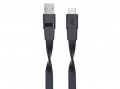 RivaCase "6003 BK12" USB-C kábel, fekete (1,2m)